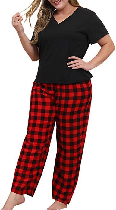 Buffalo Plaid Print Sleep Pants