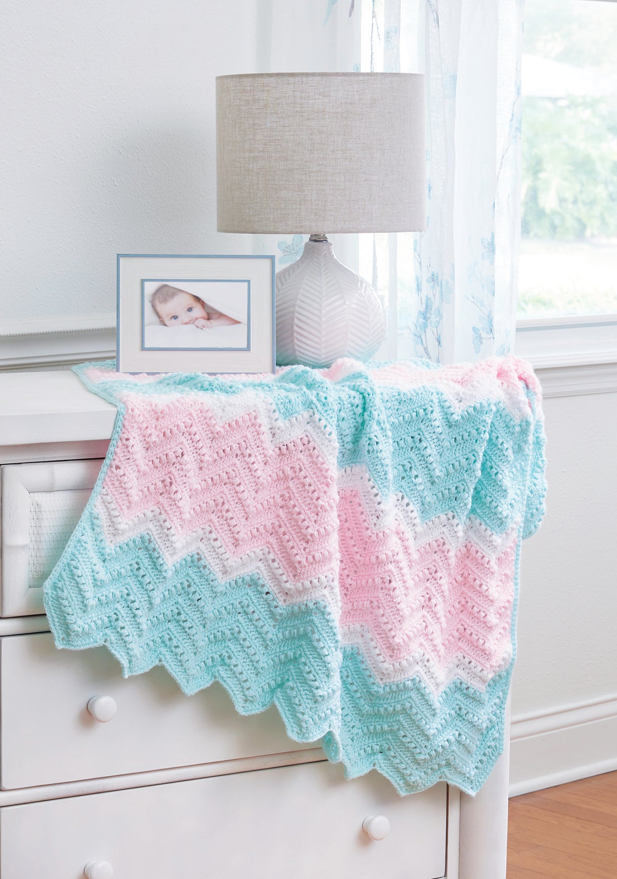 Crochet Chevron Dragonfly fashion Blanket