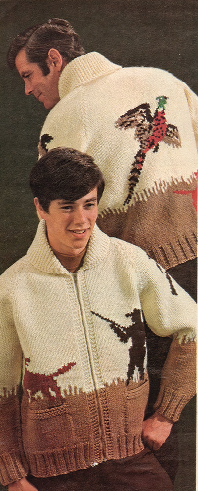 Ladies' or Men's Pheasant Cardigan – Mary Maxim Ltd