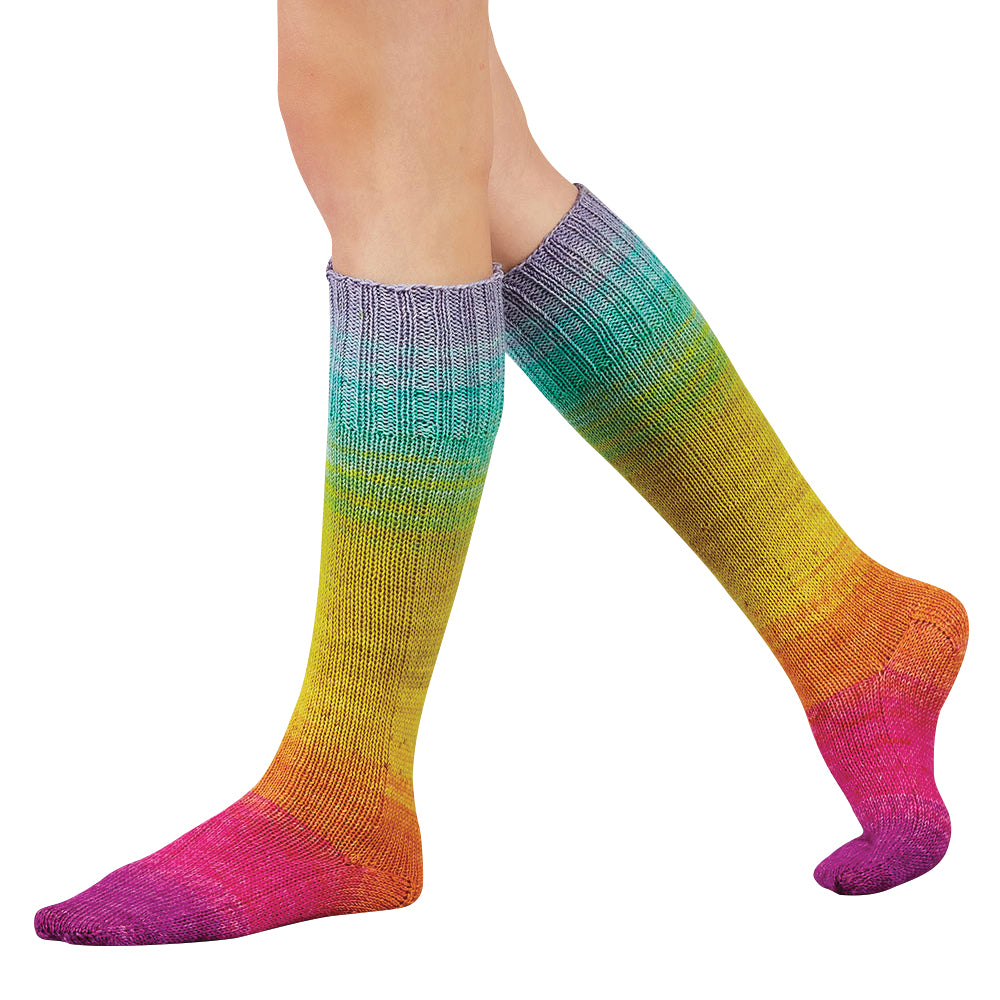 TOETOE® Socks - Over-Knee Toe Socks Rainbow Unisize