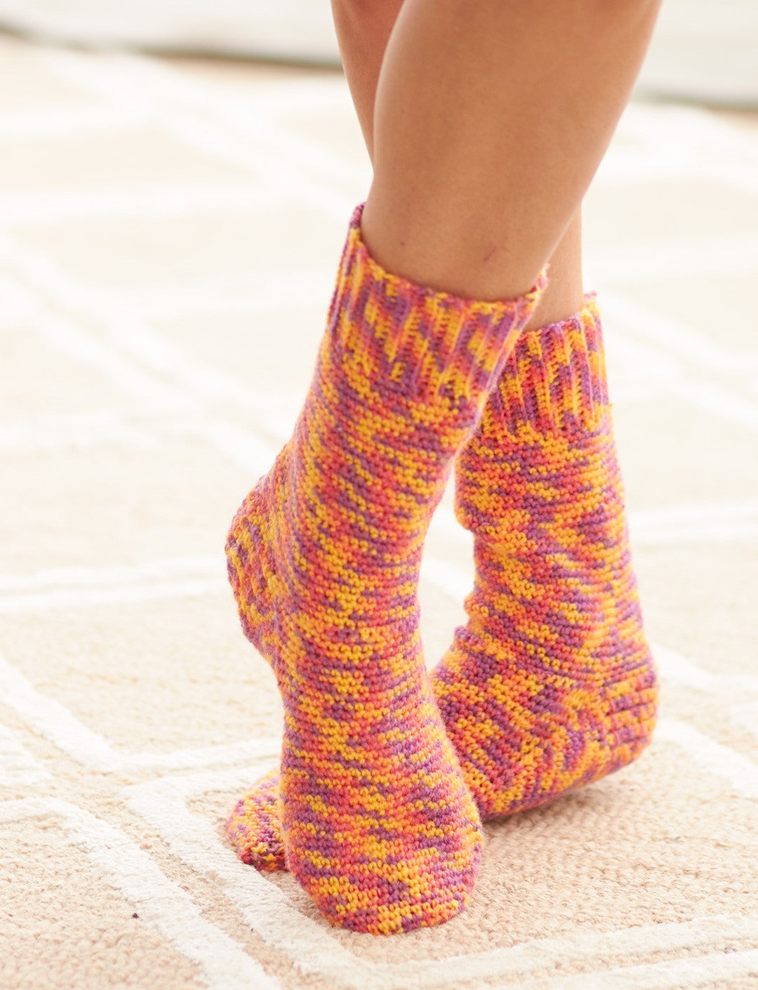Free Basic Sock Pattern – Mary Maxim Ltd