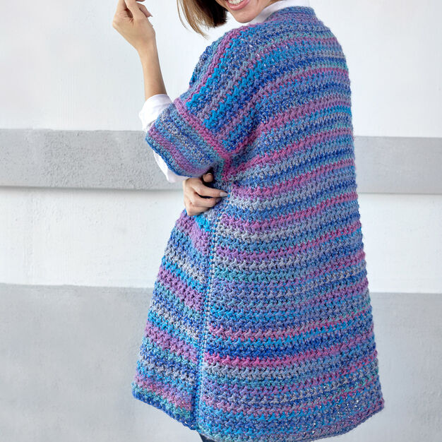 Yarn and Colors Maxi Cardigan Pattern - Crochet Edition 