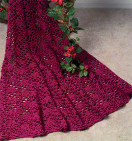 Enchanted Lace Afghan Crochet Pattern – Crochet