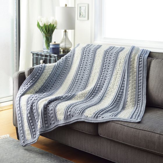 Colorful Fall Stripe Organic Cotton Woven Throw Blanket – Willow