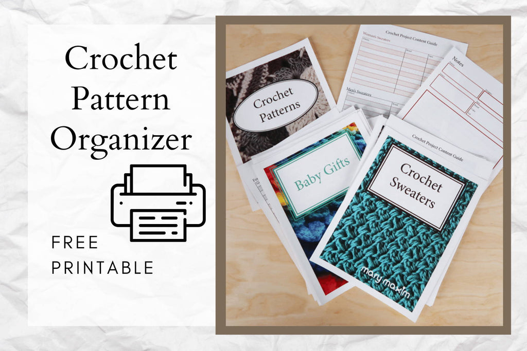 Crochet Pattern Organizer | Free Printable