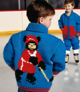 Patron de veste d'ours de hockey