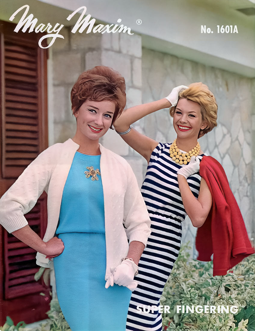 Ladies' Striped Dress & Jacket Pattern