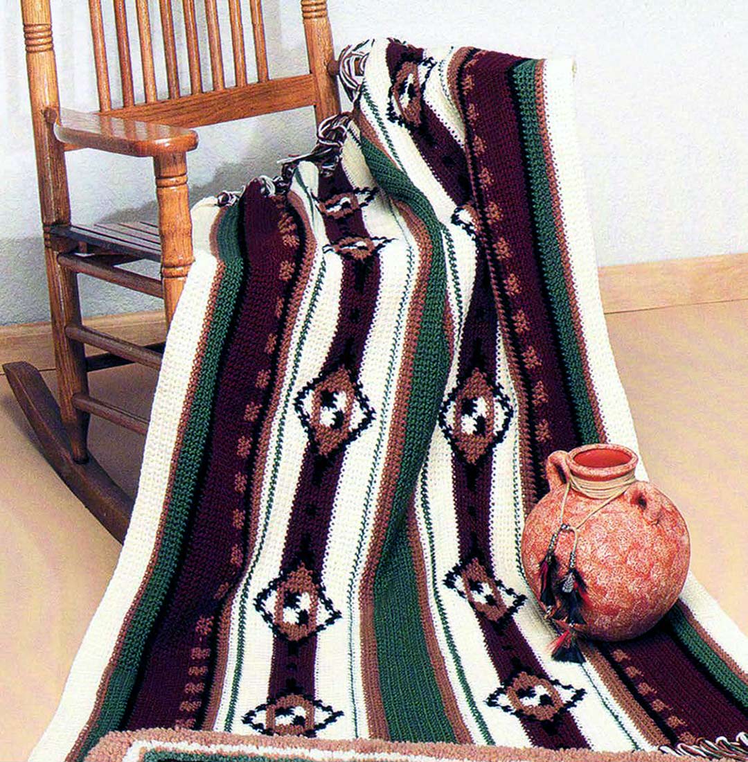 Motif géométrique afghan du sud-ouest