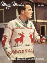 Reindeer Cardigan Pattern