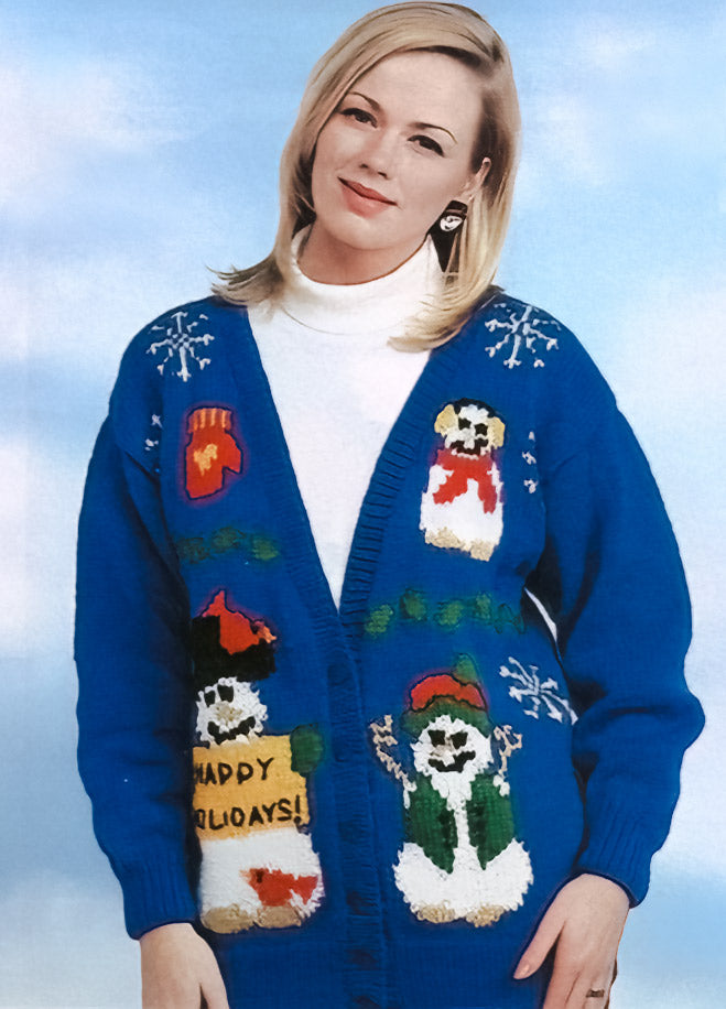 Snowman Cardigan Pattern