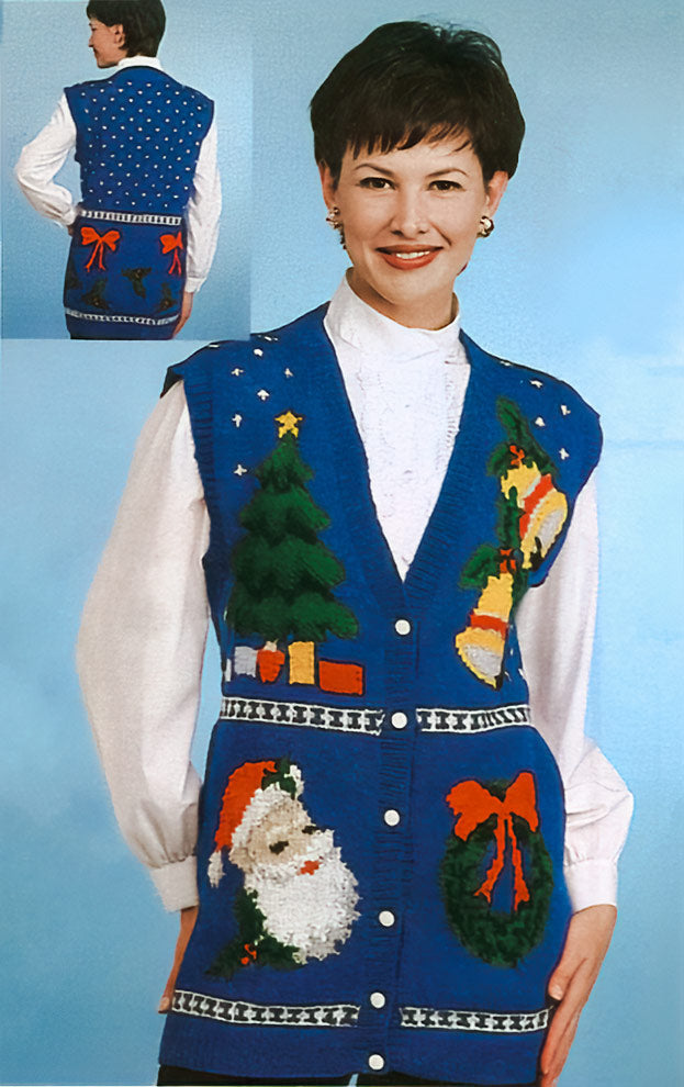 Modèle de gilet de Noël