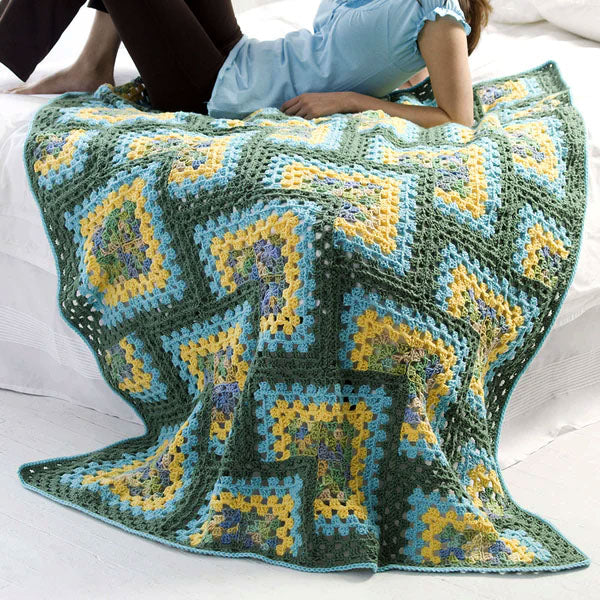 Tuiles gratuites Granny Afghan Crochet Pattern