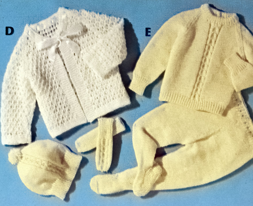 Baby's 4 Piece Set Pattern