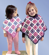 Baby's and Child's Granny Square Poncho Pattern