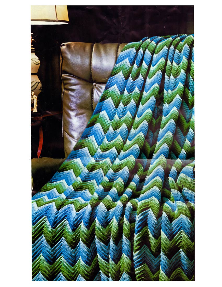 Decorator's Ripple Afghan Pattern