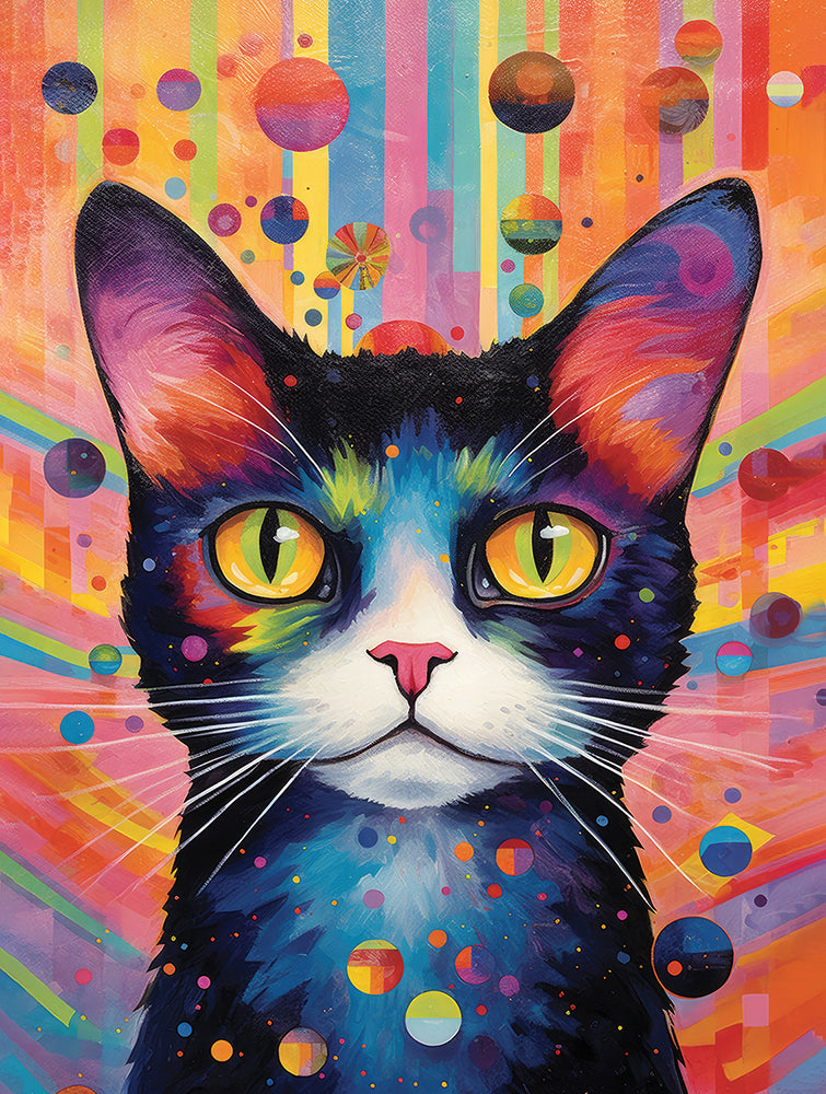 Pop Art Cat Jigsaw Puzzle