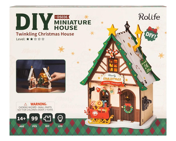 Twinkling Christmas House Kit