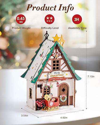 Twinkling Christmas House Kit