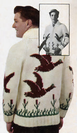 Cardigan Femme ou Jeune - Motif Canard Sauvage