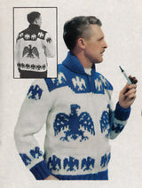 Men's Indian Eagle Cardigan Pattern