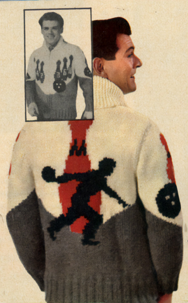 10 Pin Bowling Cardigan Pattern