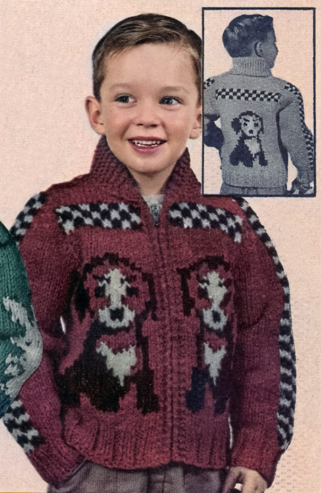 The Puppies Cardigan Pattern