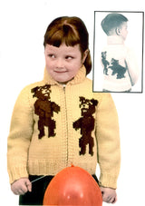 Teddy Bears Cardigan Pattern