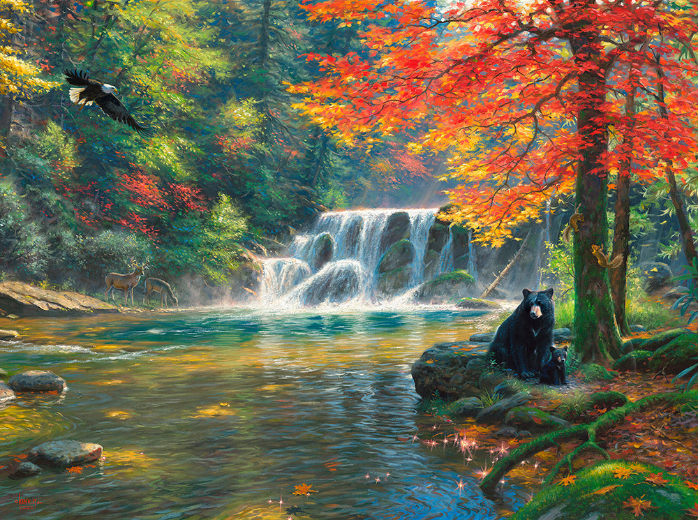 Peaceful Falls Jigsaw Puzzle