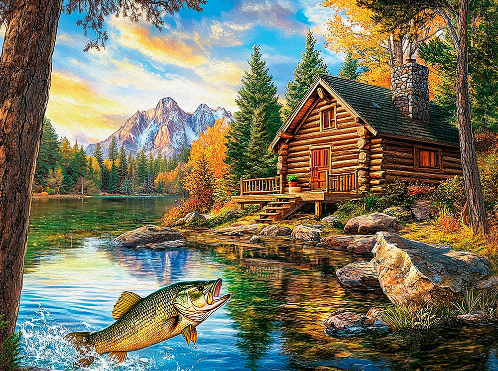 Lake House Jigsaw Puzzle