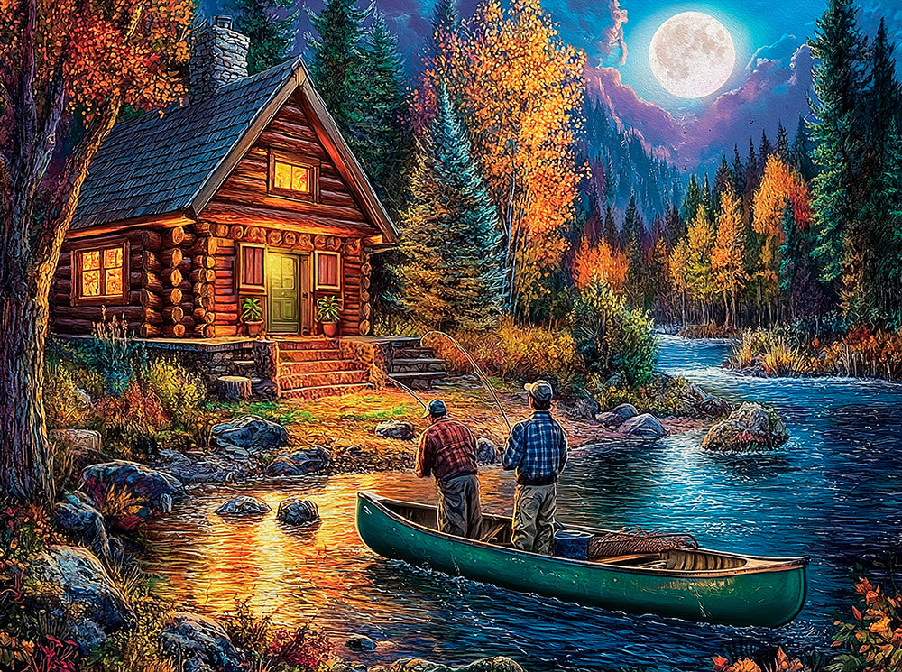 Night Fishing Jigsaw Puzzle