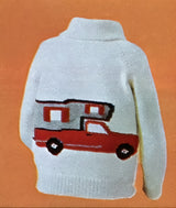 Modèle de cardigan de camping-car