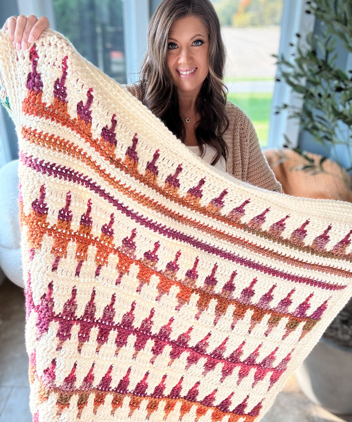 Autumn's Charm Mosaic Blanket