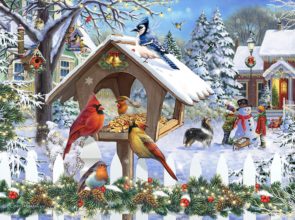 Christmas Birds Jigsaw Puzzle