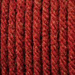 Couverture au crochet rouge