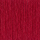 Couverture au crochet rouge