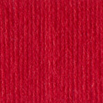 Couverture au crochet rouge