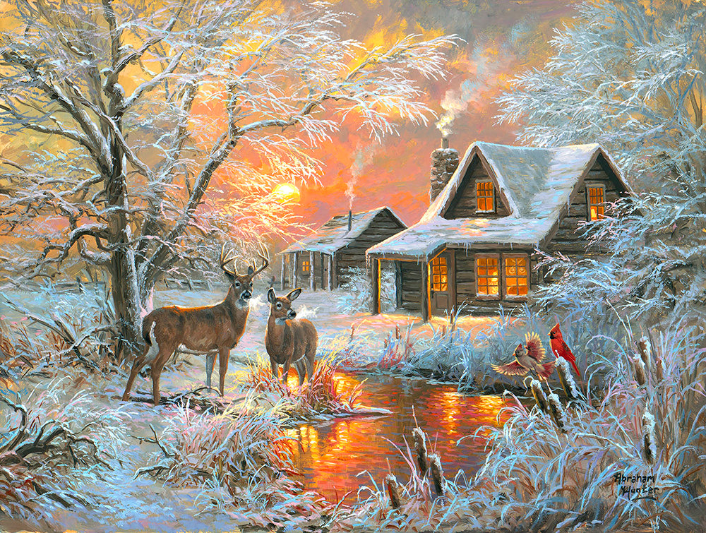 Frosty Glow Jigsaw Puzzle