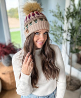 Autumn's Charm Mosaic Hat