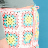 Free Granny Goes Mod Crochet Skirt Pattern