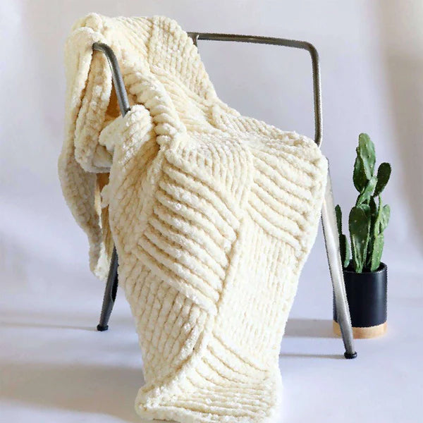 Free Giant Basketweave Crochet Throw Pattern
