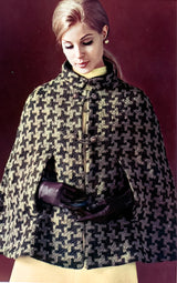 Houndstooth Cape Pattern