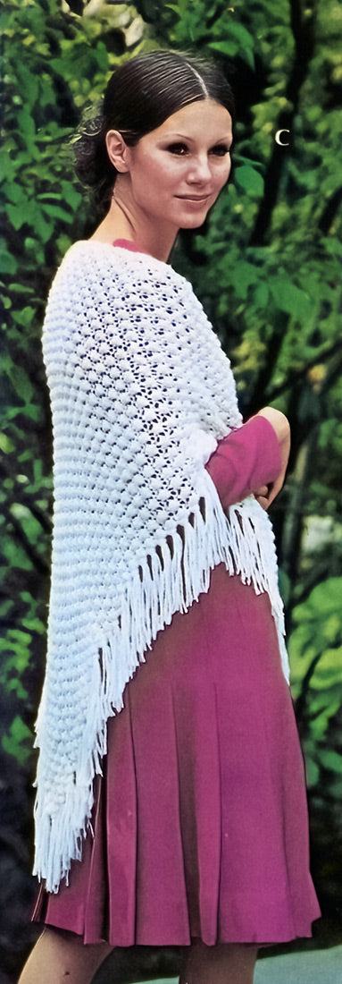 Popcorn Shawl Pattern