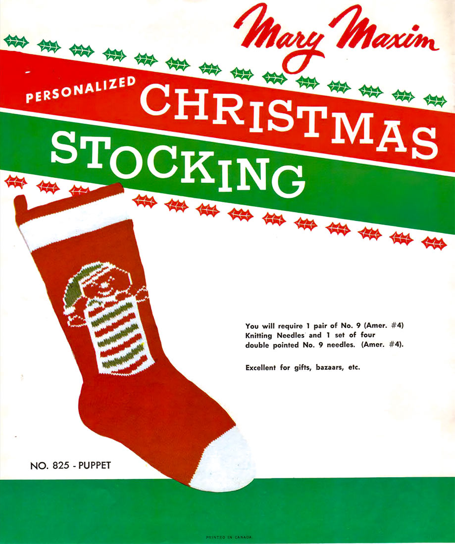 Puppet Christmas Stocking Pattern