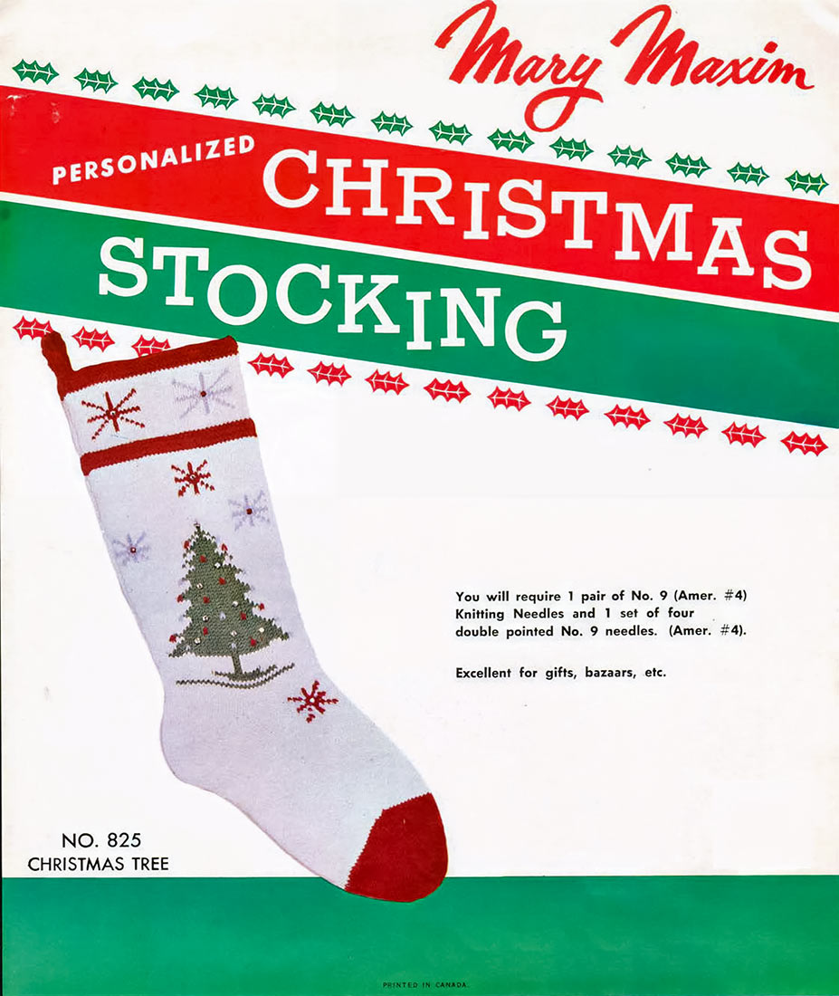 Christmas Tree Stocking Pattern