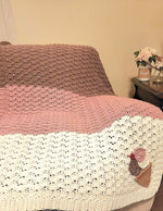 Neopolitan Bulky Shell Blanket - Baby or Throw