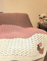 Neopolitan Bulky Shell Blanket - Baby or Throw