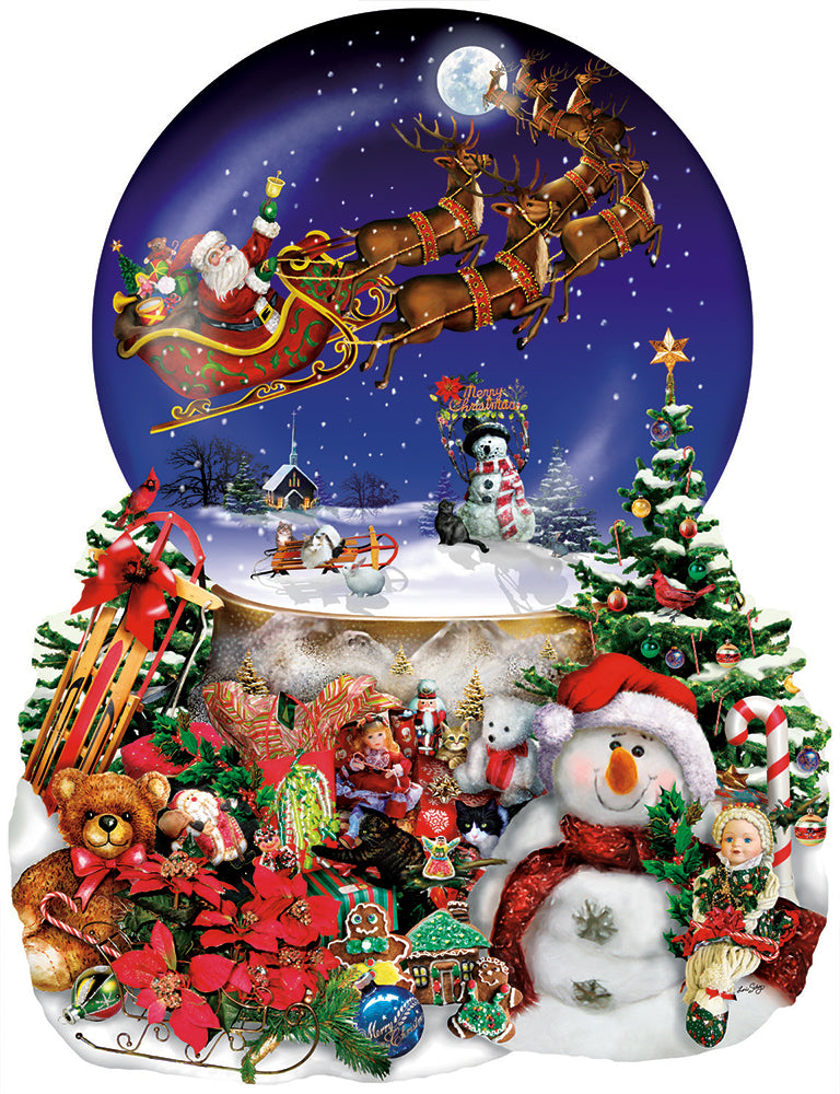 Santa's Snowy Ride Jigsaw Puzzle