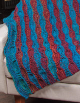 Knit Fire & Rain Blanket Pattern