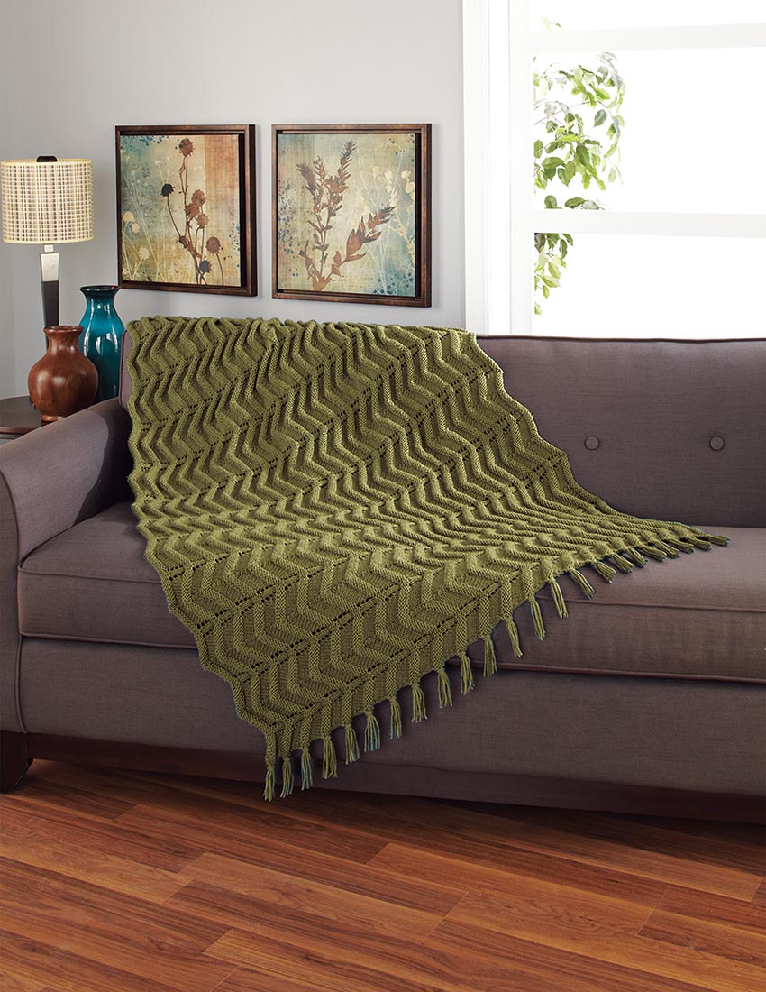 Vertical Chevrons Blanket Pattern