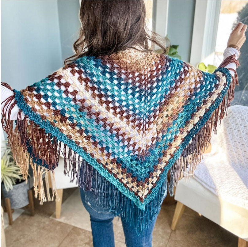 Feathered Fall Shawl